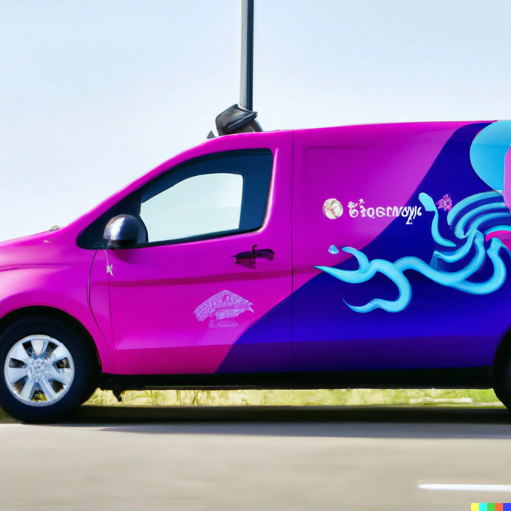 Purple Octopus Van